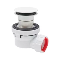 Sifon lavoar Wirquin Nano Quick-Clack capac alb mat
