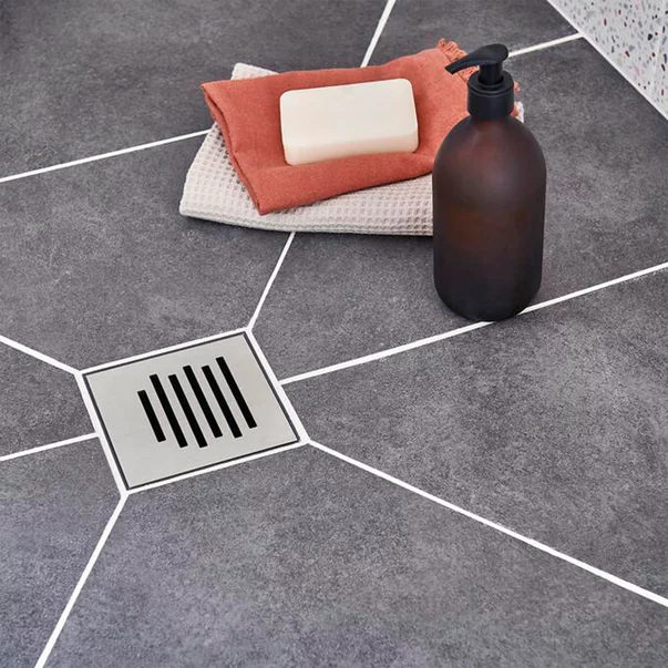 Sifon pardoseala cu iesire orizontala Wirquin Venisio gratar inox periat picture - 2