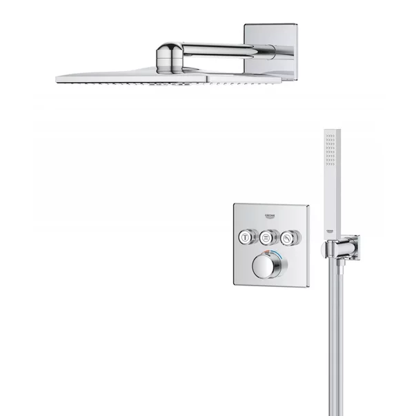 Sistem de dus cu termostat Grohe Grohtherm SmartControl Rainshower SmartActive 310 Cube picture - 3
