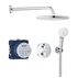 Sistem de dus Grohe Grohtherm Tempesta 210 incastrat cu baterie rotunda picture - 1
