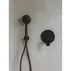 Sistem de dus incastrat cu baterie monocomanda negru mat Roca Cala picture - 2