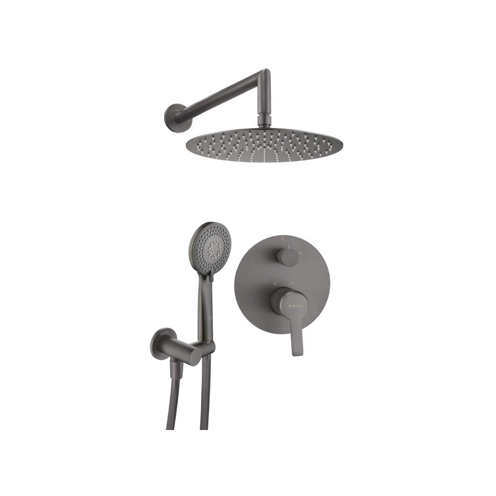 Sistem de dus incastrat Deante Arnika titanium