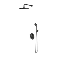 Sistem de dus incastrat Omnires Y cu baterie termostatata finisaj grafit periat