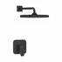 Sistem de dus incastrat Grohe Cubeo Tempesta cu palarie 1 functie fara corp ingropat finisaj negru mat picture - 2