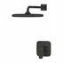 Sistem de dus incastrat Grohe Cubeo Tempesta cu palarie 1 functie fara corp ingropat finisaj negru mat picture - 3