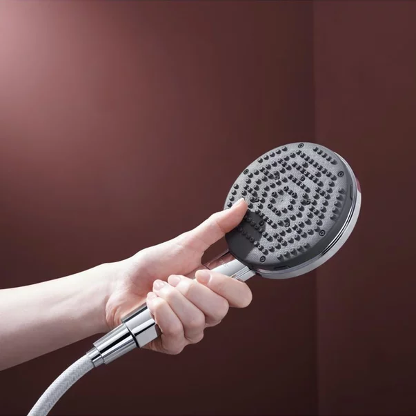 Sistem de dus incastrat Hansgrohe Raindance Alive Q cu termostat si corp ingropat finisaj crom lucios picture - 4