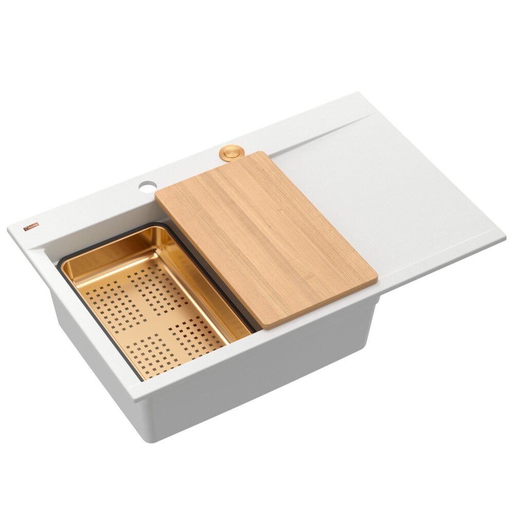 Statie de lucru incastrata Quadron Josh 111 finisaj alb mat – cupru 78×50 cm Bucatarie > Chiuvete bucatarie > Chiuvete compozit > Promoții > Noutati neakaisa.ro