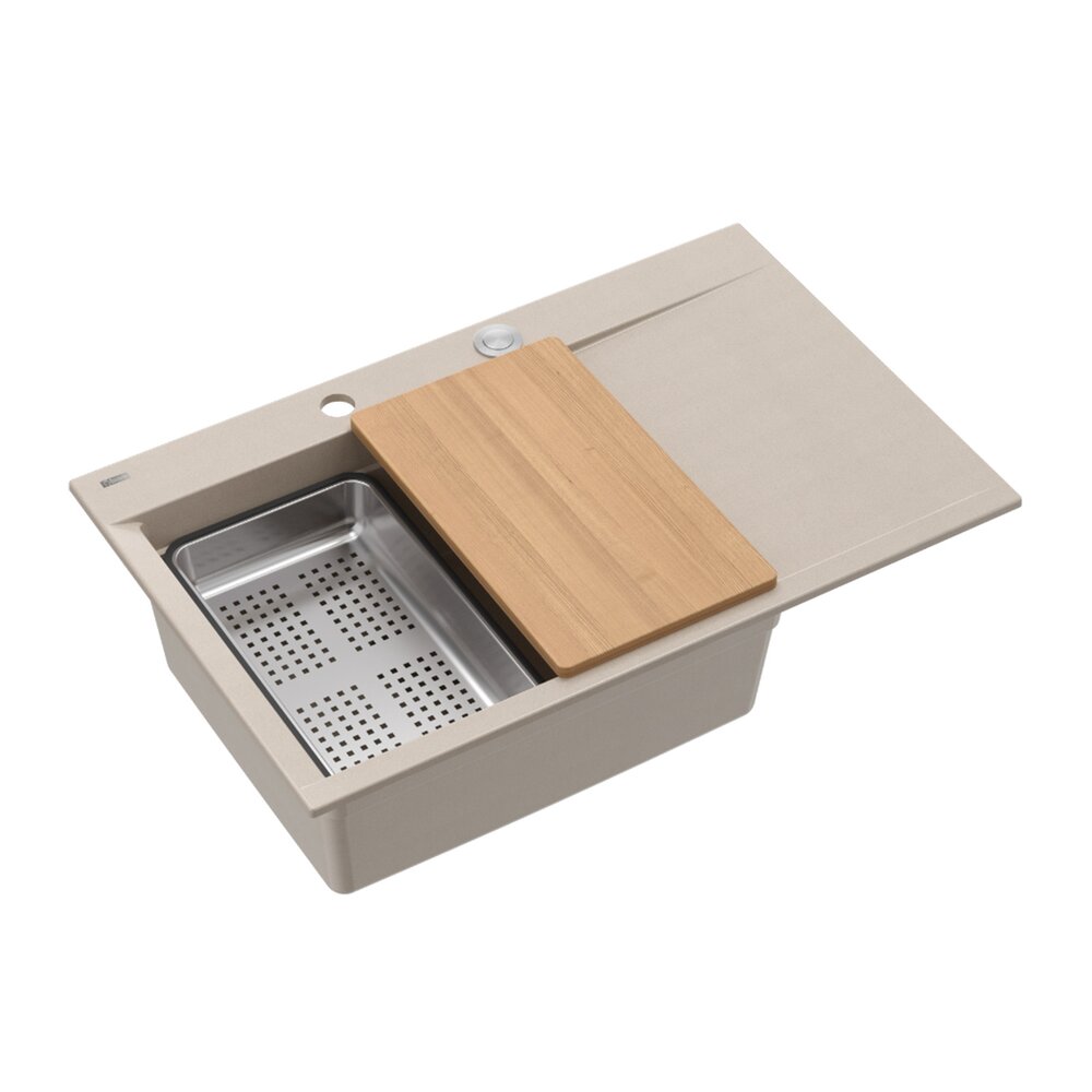 Statie de lucru incastrata Quadron Josh 111 finisaj bej perlat – inox 78×50 cm Bucatarie > Chiuvete bucatarie > Chiuvete compozit > Promoții > Noutati neakaisa.ro