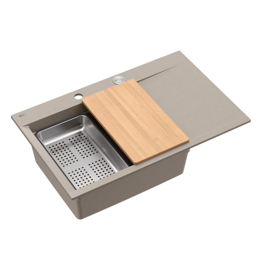 Statie de lucru incastrata Quadron Josh 111 finisaj bej soft taupe – inox 78×50 cm Bucatarie > Chiuvete bucatarie > Chiuvete compozit > Promoții > Noutati neakaisa.ro