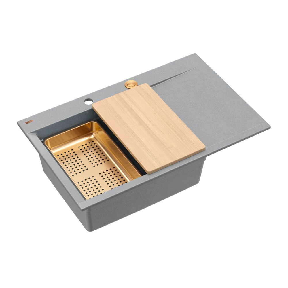 Statie de lucru incastrata Quadron Josh 111 finisaj gri silver stone – cupru 78×50 cm Bucatarie > Chiuvete bucatarie > Chiuvete compozit > Promoții > Noutati neakaisa.ro