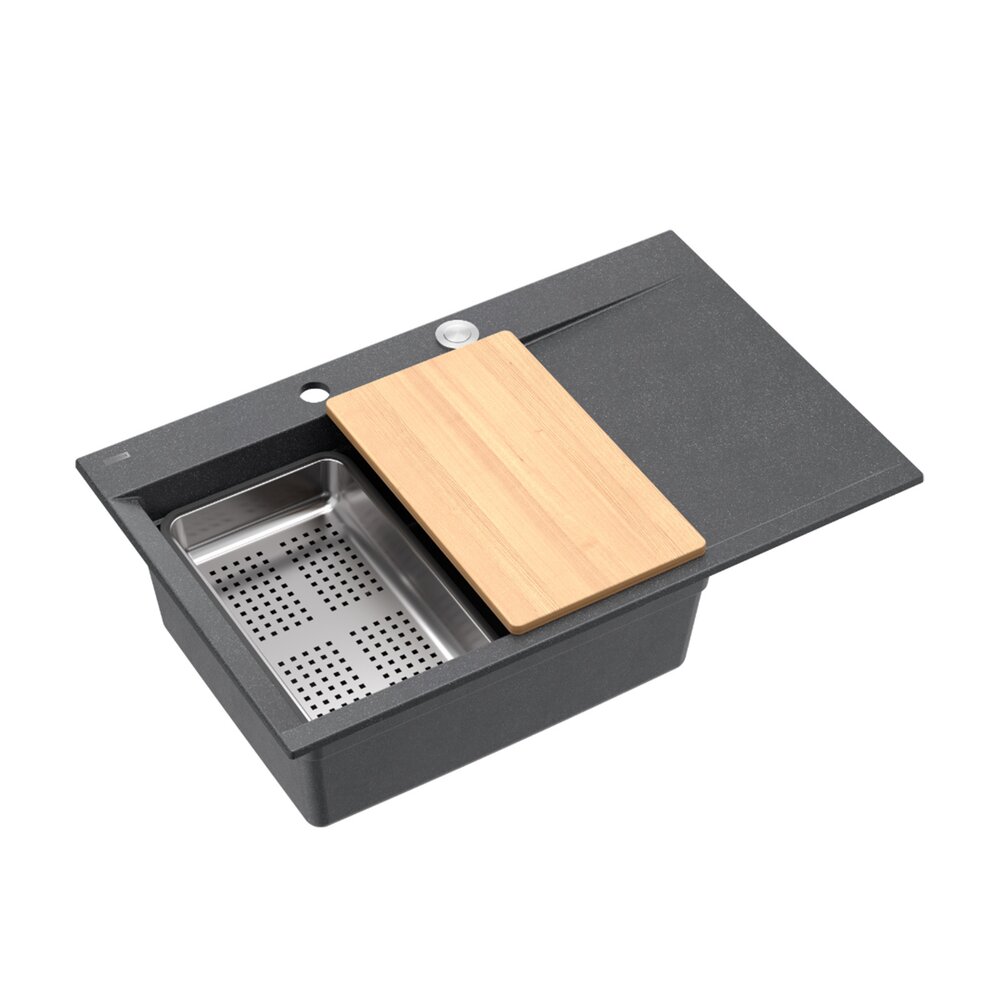 Statie de lucru incastrata Quadron Josh 111 finisaj negru diamant – inox 78×50 cm Bucatarie > Chiuvete bucatarie > Chiuvete compozit > Promoții > Noutati neakaisa.ro
