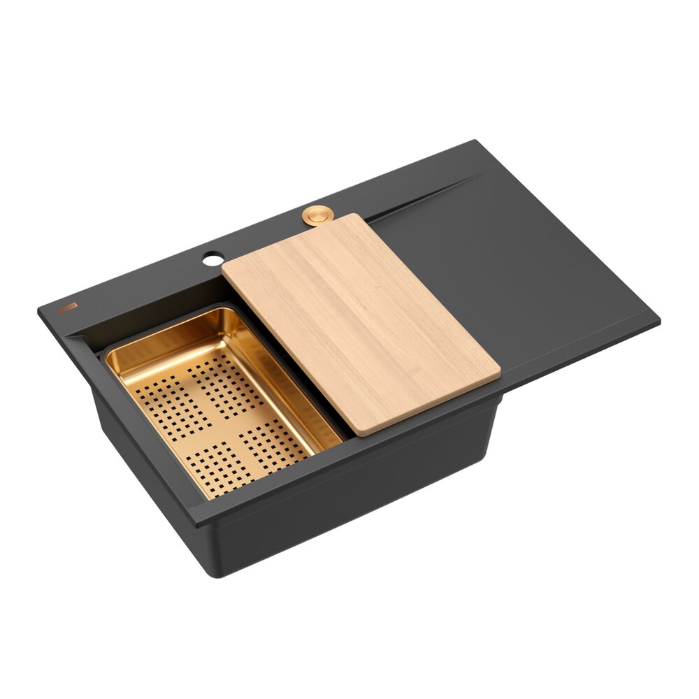 Statie de lucru incastrata Quadron Josh 111 finisaj negru pure carbon – cupru 78×50 cm Bucatarie > Chiuvete bucatarie > Chiuvete compozit > Promoții > Noutati neakaisa.ro