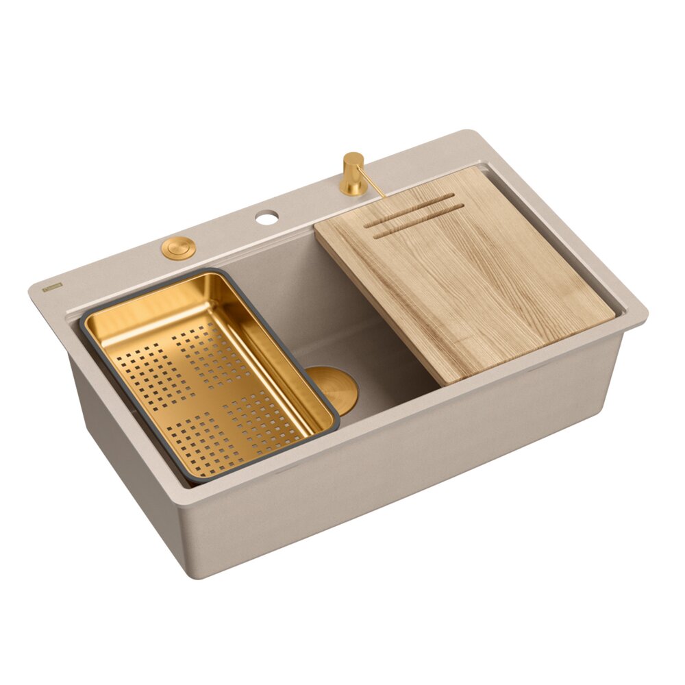 Statie de lucru incastrata Quadron Unique Marc 110 finisaj bej perlat – cupru 75×49 cm Bucatarie > Chiuvete bucatarie > Chiuvete compozit > Promoții > Noutati neakaisa.ro