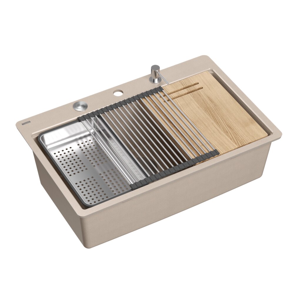 Statie de lucru incastrata Quadron Unique Marc 110 finisaj bej perlat – otel inoxidabil 75×49 cm Bucatarie > Chiuvete bucatarie > Chiuvete compozit > Promoții > Noutati neakaisa.ro