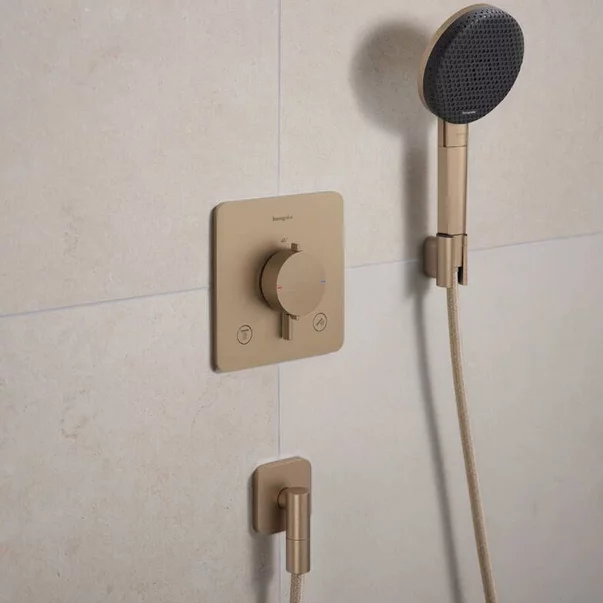 Agatatoare dus Hansgrohe Porter Fine bronz periat picture - 3