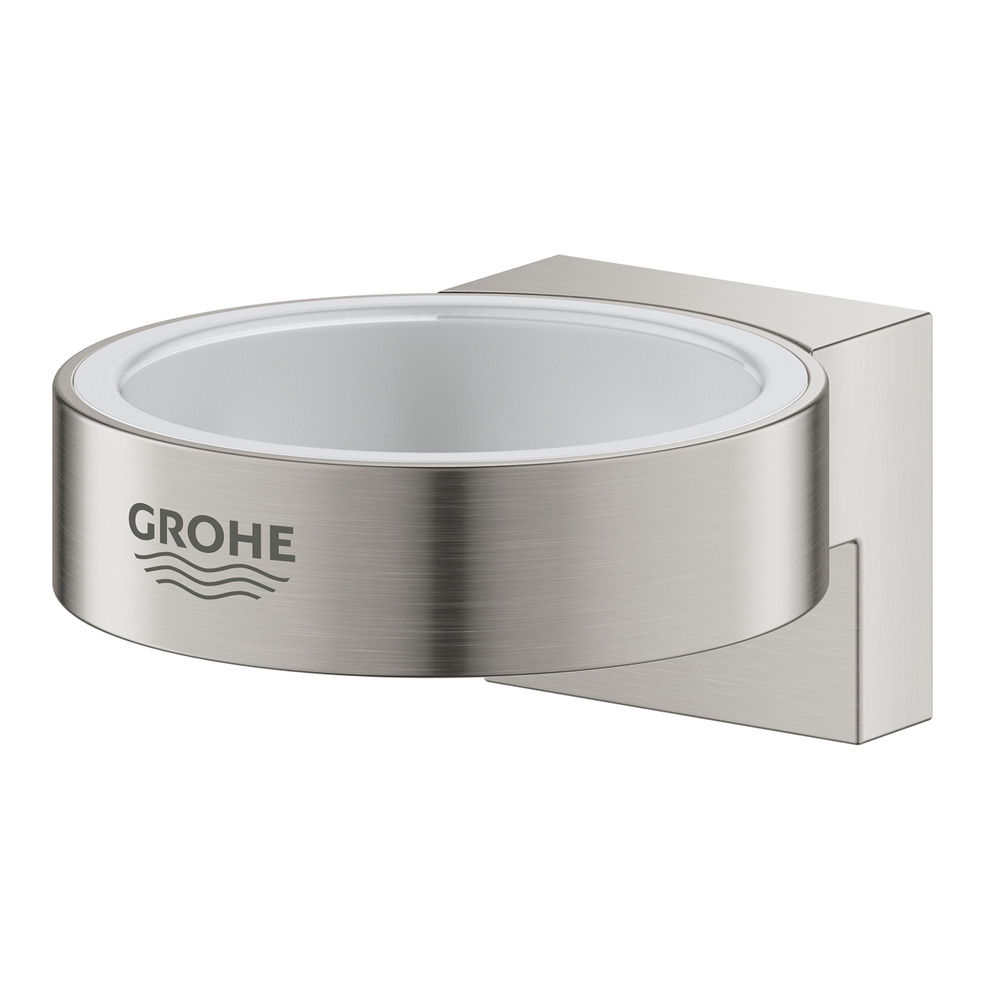 Suport Grohe Selection pentru pahar sau dozator sapun crom periat Supersteel