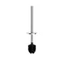 Suport hartie freestanding Omnires Modern Project cu spatiu pentru perie si raft finisaj crom lucios picture - 2