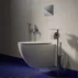 Suport hartie freestanding Omnires Modern Project cu spatiu pentru perie si raft finisaj crom lucios picture - 4