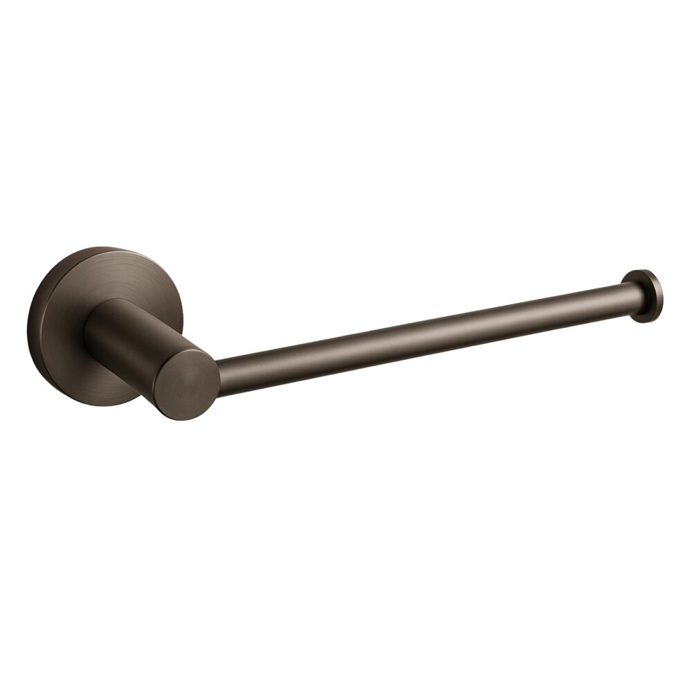 Suport hartie igienica Balneo Qube Gun Metal mat