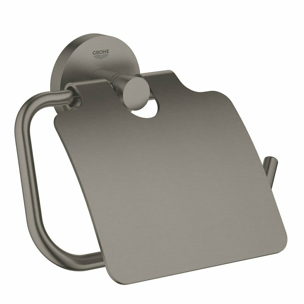 Suport hartie igienica cu aparatoare Grohe Essentials grafit
