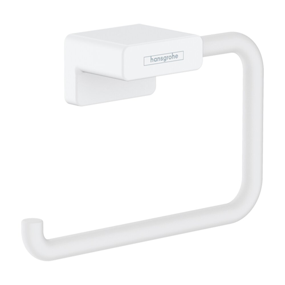 Suport hartie igienica Hansgrohe AddStoris Q alb mat