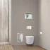 Suport perie WC incastrat Balneo Wall Box S Tiles otel inoxidabil deschidere stanga picture - 2
