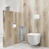 Suport perie WC incastrat Balneo Wall Box S Tiles otel inoxidabil deschidere stanga picture - 8