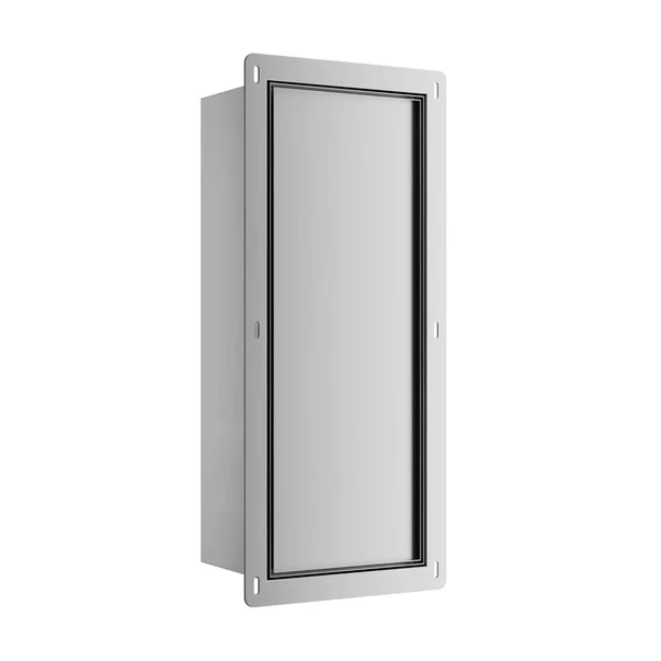 Suport perie WC incastrat Balneo Wall Box S Tiles otel inoxidabil deschidere stanga picture - 13