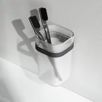 Suport periute de dinti AM.PM Func negru-sticla mata