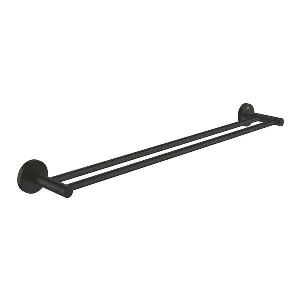 Suport prosop bara dubla negru mat Grohe Essentials 60 cm picture - 3