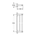 Suport prosop bara dubla negru mat Grohe Essentials 60 cm picture - 2