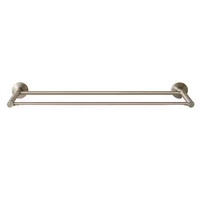 Suport prosop dublu Balneo Qube inox periat 60 cm