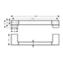 Suport prosop Hansgrohe AddStoris Q finisaj bronz periat 35 cm picture - 3