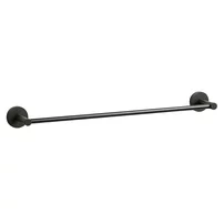Suport prosop simplu Balneo Qube Gun Metal mat 60 cm