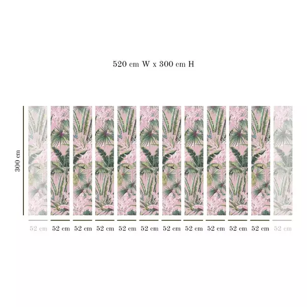 Tapet VLAdiLA Blush Groove in Pink Jungle 520 x 300 cm picture - 4