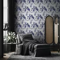 Tapet VLAdiLA Chinese Toile (blue) 520 x 300 cm