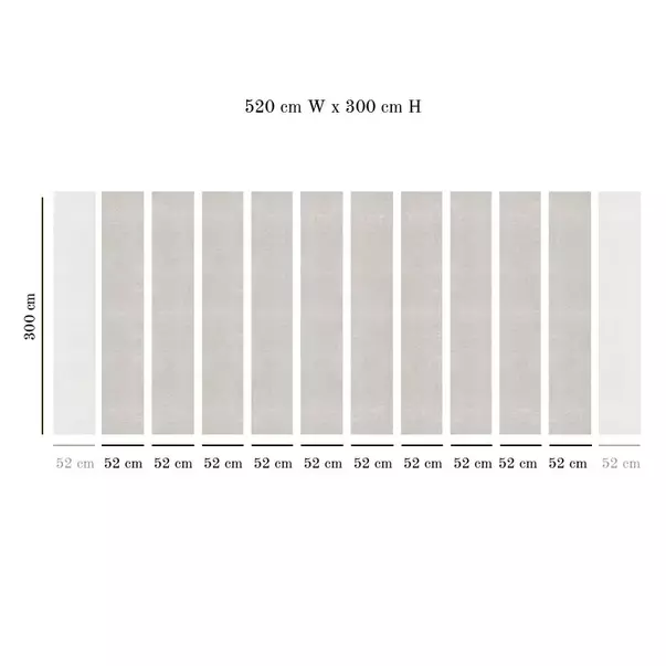 Tapet VLAdiLA Cotton blend neutral 520 x 300 cm picture - 3