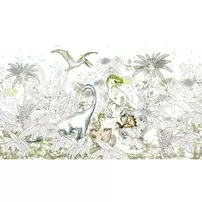 Tapet VLAdiLA David's Dino in Color 520 x 300 cm
