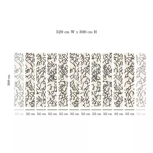 Tapet VLAdiLA Doodle (pattern) 520 x 300 cm picture - 3
