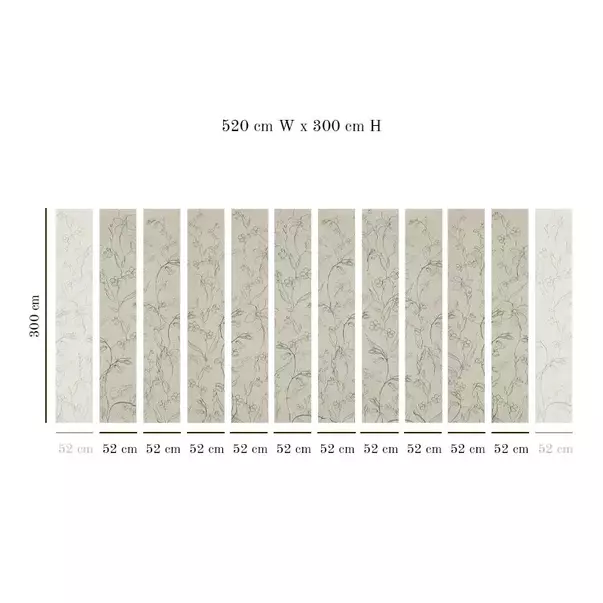 Tapet VLAdiLA Fine Intaglio (field paper texture) 520 x 300 cm picture - 3