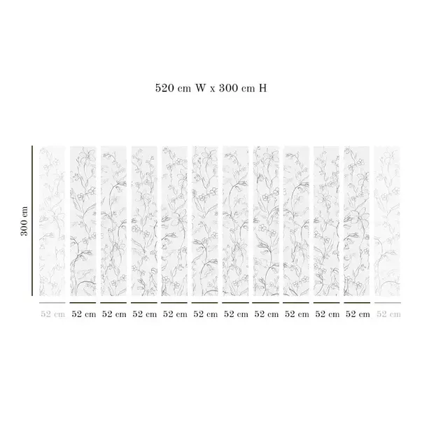 Tapet VLAdiLA Fine Intaglio (white paper) 520 x 300 cm picture - 3