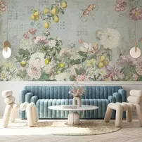 Tapet VLAdiLA Flutter of Wings Blue 520 x 300 cm