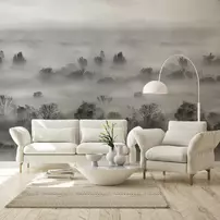 Tapet VLAdiLA Foggy Landscape Grey 520 x 300 cm