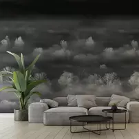 Tapet VLAdiLA Foggy Landscape Nightview 520 x 300 cm