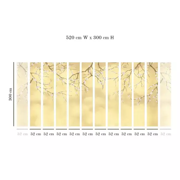 Tapet VLAdiLA Gilded Sakura 520 x 300 cm picture - 3