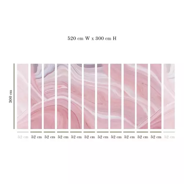 Tapet VLAdiLA Pink touch 520 x 300 cm picture - 4