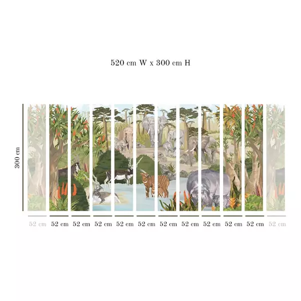 Tapet VLAdiLA Wonderful Wilds in Color 520 x 300 cm picture - 4