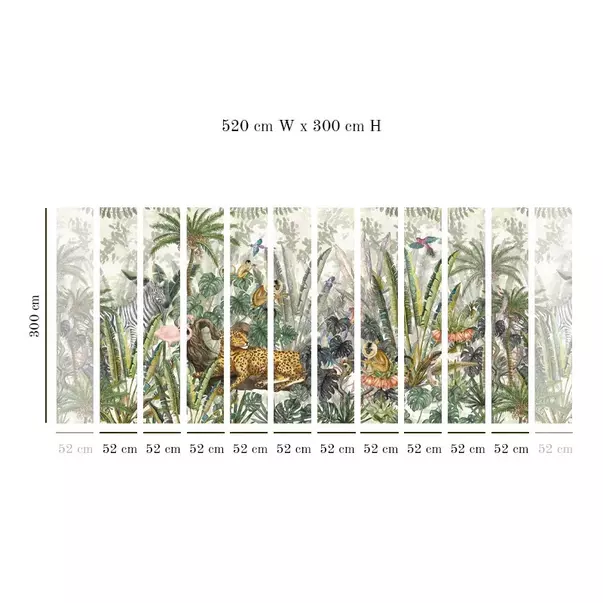 Tapet VLAdiLA Wonderland Jungle 520 x 300 cm picture - 4