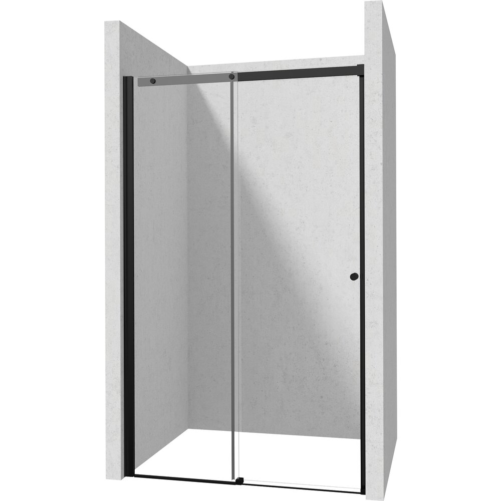 Usa de dus culisanta Deante Kerria Plus negru 130 cm