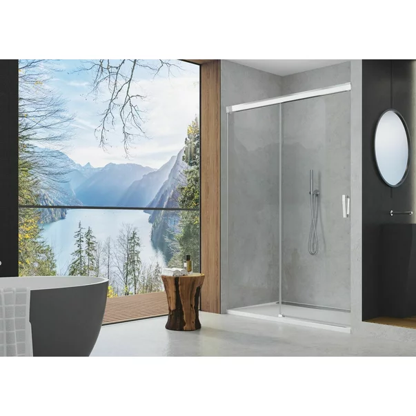 Usa de dus glisanta cu segment fix SanSwiss Cadura CAS 2 140 cm stanga picture - 2